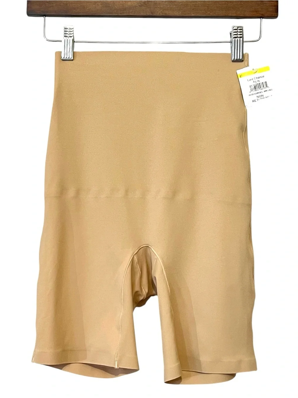 Skinnygirl Ultra Smooth Firm Control Mid-Thigh Shaper, Color Nude/Tan, Sz Small